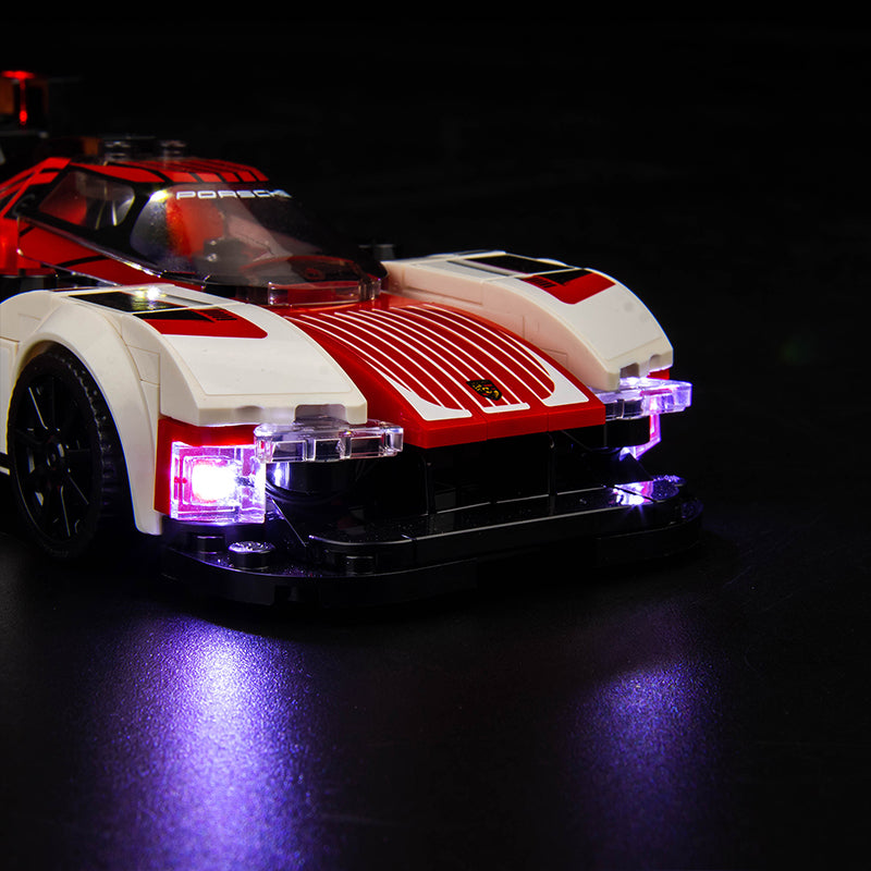 BrickBling Lichtset für LEGO Speed Champions Porsche 963 76916