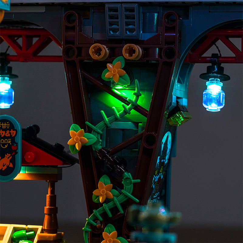 BrickBling Light Kit for LEGO Ninjago City Markets 71799