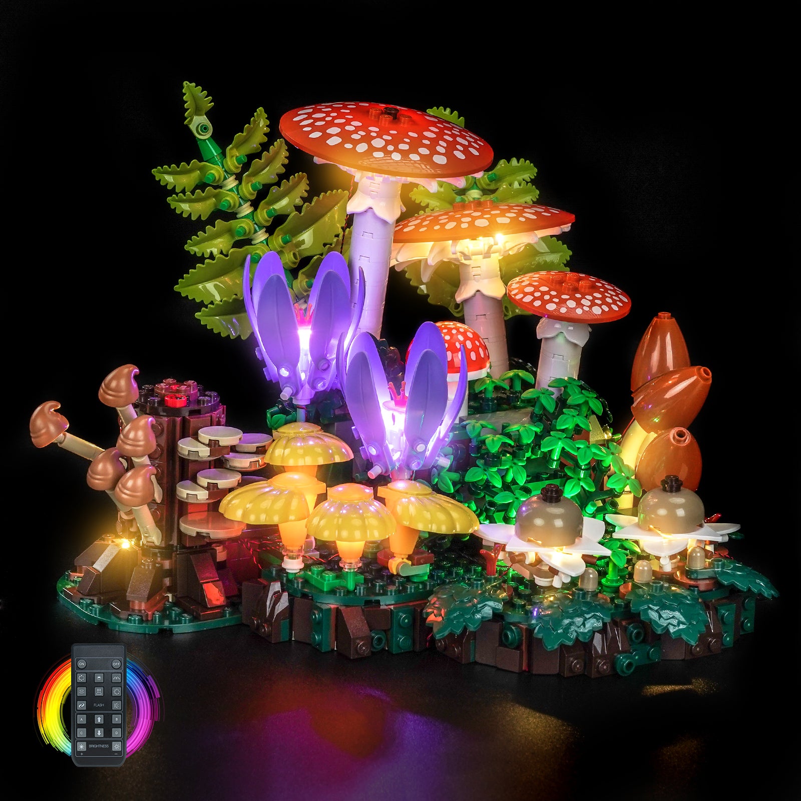 BrickBling Light Kit for LEGO Botanicals Woodland Mushrooms 11505