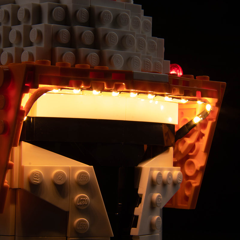 BrickBling Lichtset für LEGO Clone Commander Cody Helm 75350