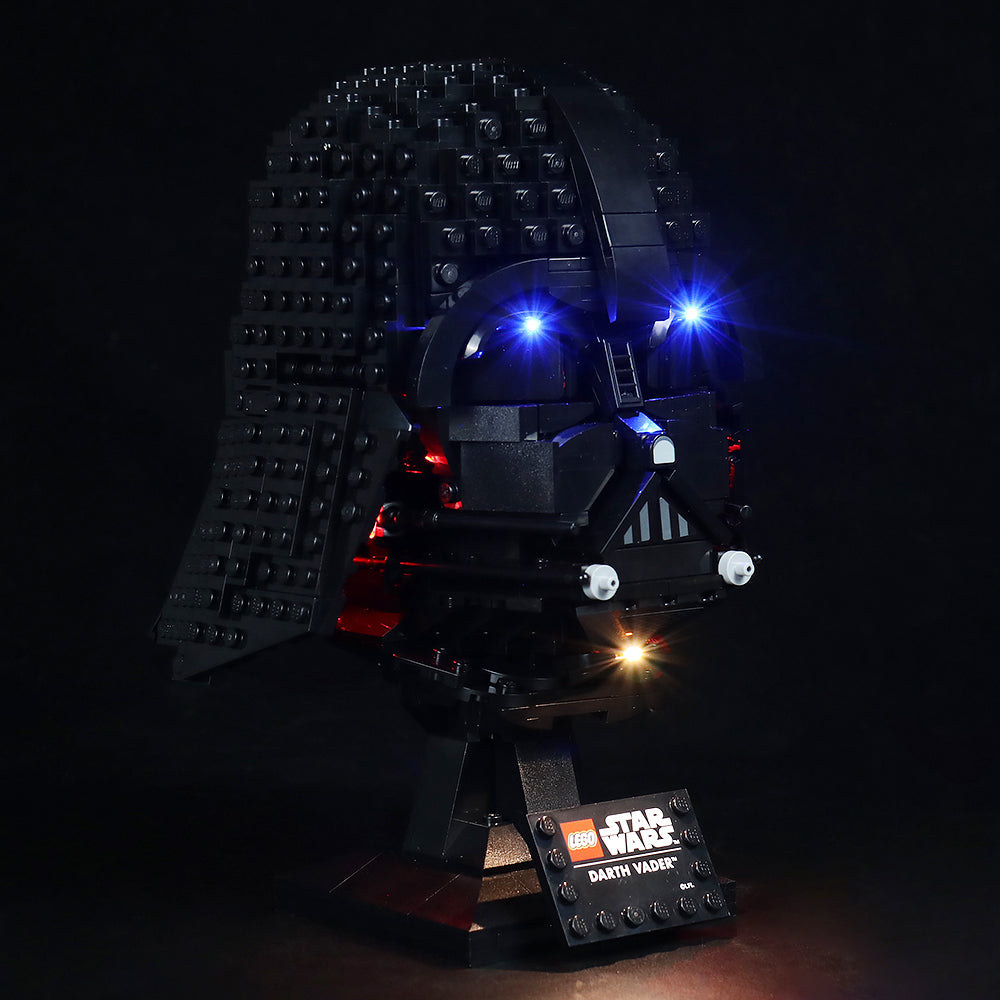 Kit d'éclairage BrickBling pour le casque LEGO Star Wars Darth Vader™ 75304