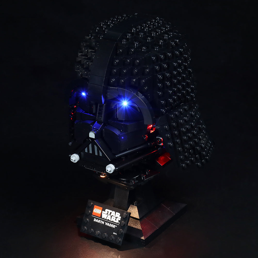 Kit d'éclairage BrickBling pour le casque LEGO Star Wars Darth Vader™ 75304
