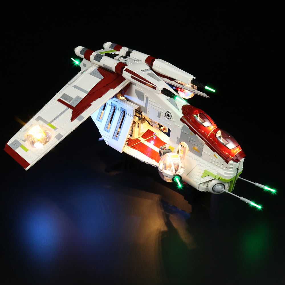 Coruscant Star Wars Laat Gunship Lego Coruscant Guard The Republic