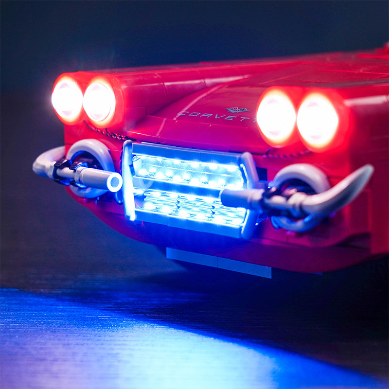 BrickBling Lichtset für LEGO Icons Chevrolet Corvette 10321