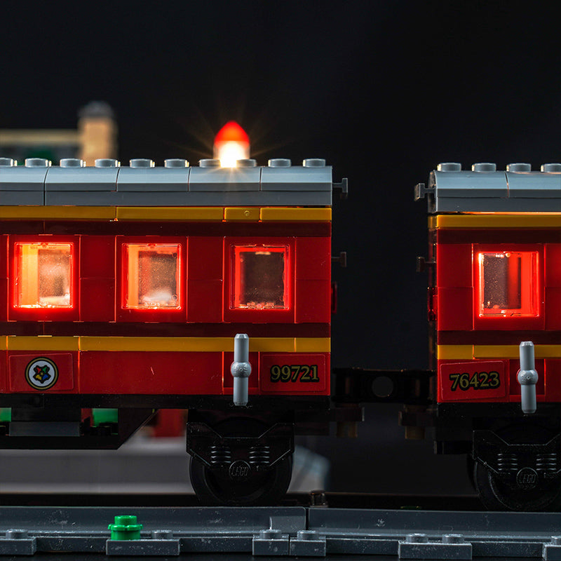 BrickBling Lichtset für LEGO Hogwarts Express™ Zugset mit Hogsmeade Station™ 76423