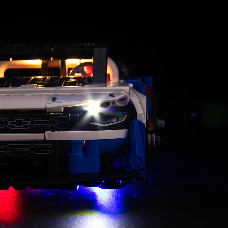 BrickBling Lichtset für LEGO Technic NASCAR Next Gen Chevrolet Camaro ZL1 42153