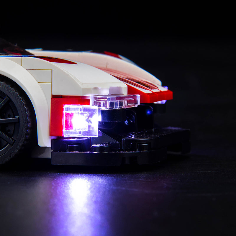BrickBling Lichtset für LEGO Speed Champions Porsche 963 76916