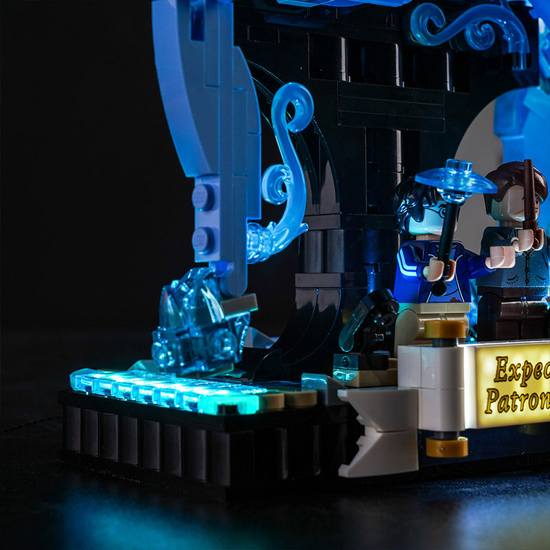 Kit d'éclairage BrickBling pour LEGO Expecto Patronum 76414 version télécommandée