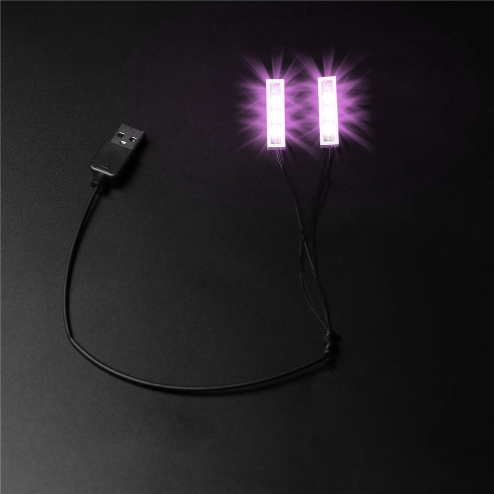Pièces lumineuses pour bande lumineuse LEGO DIY de 0,5 m, une à deux