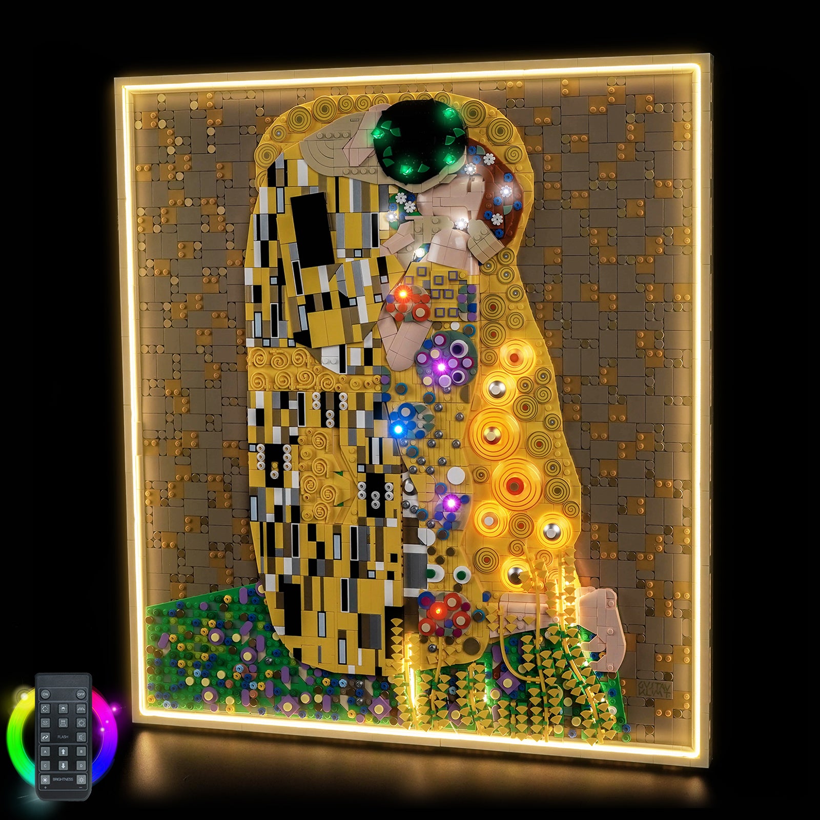 BrickBling Light Kit for LEGO Art Gustav Klimt – The Kiss 31221
