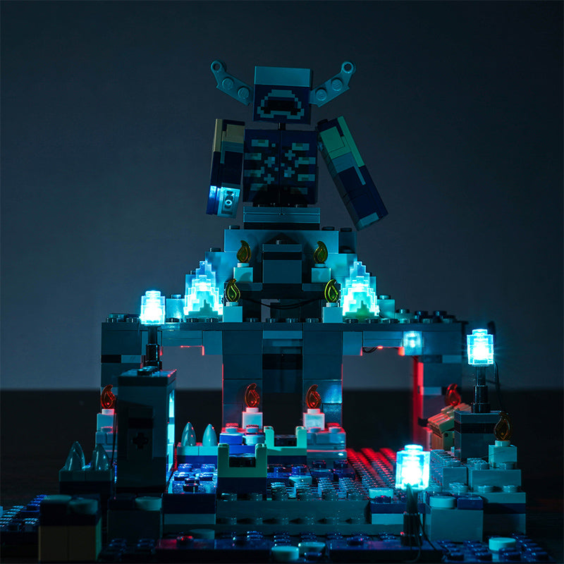 BrickBling Lichtset für LEGO Minecraft The Deep Dark Battle Playset 21246