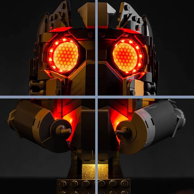Kit d'éclairage BrickBling pour le casque de LEGO Star-Lord 76251