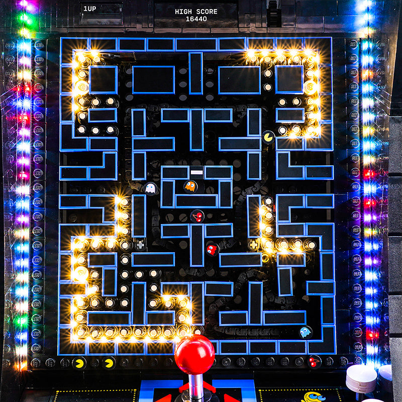 Kit d'éclairage BrickBling pour LEGO PAC-Man Arcade 10323