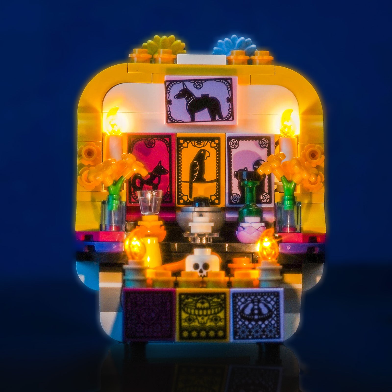 Kit d'éclairage BrickBling pour LEGO Altar of the Dead 40811