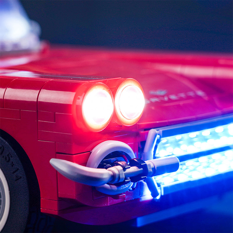 BrickBling Lichtset für LEGO Icons Chevrolet Corvette 10321