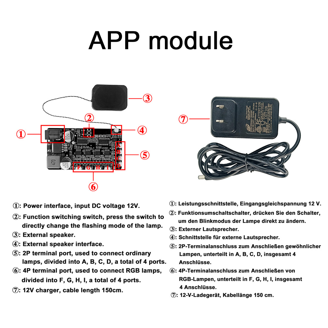 BrickBling DIY Ampelmodul Zubehör für LEGO Bausteine