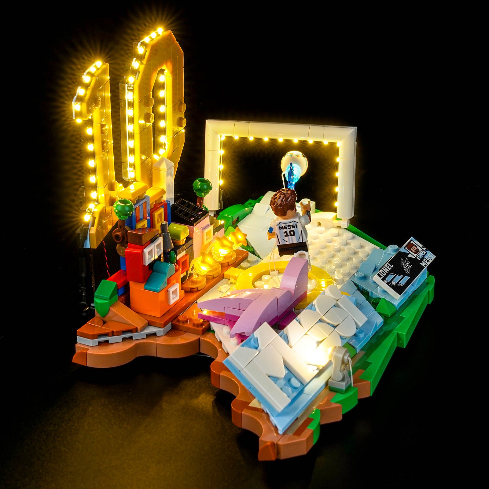 BrickBling Light Kit for LEGO Editions Lionel Messi – Soccer Highlights 43011