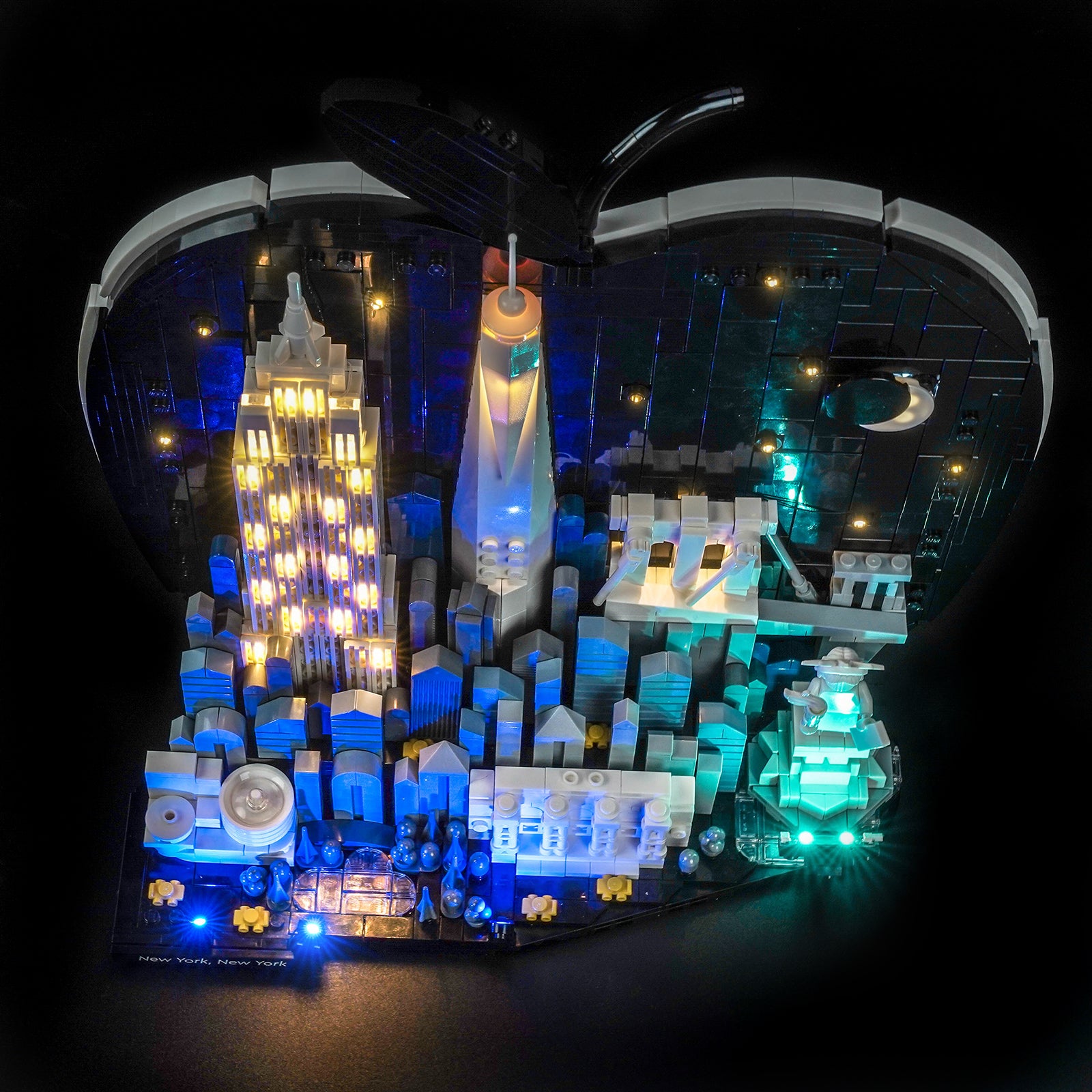 BrickBling Light Kit for LEGO Architecture New York City – The Big Apple 21066 Premium Version