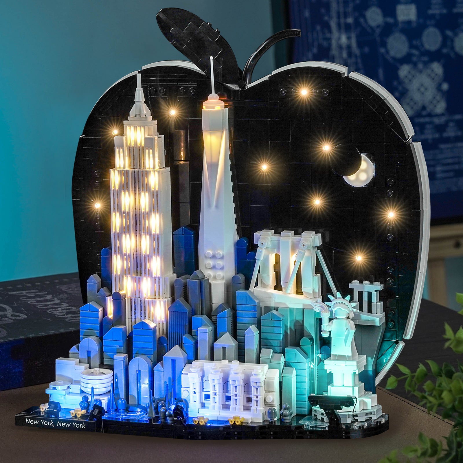 BrickBling Light Kit for LEGO Architecture New York City – The Big Apple 21066 Premium Version