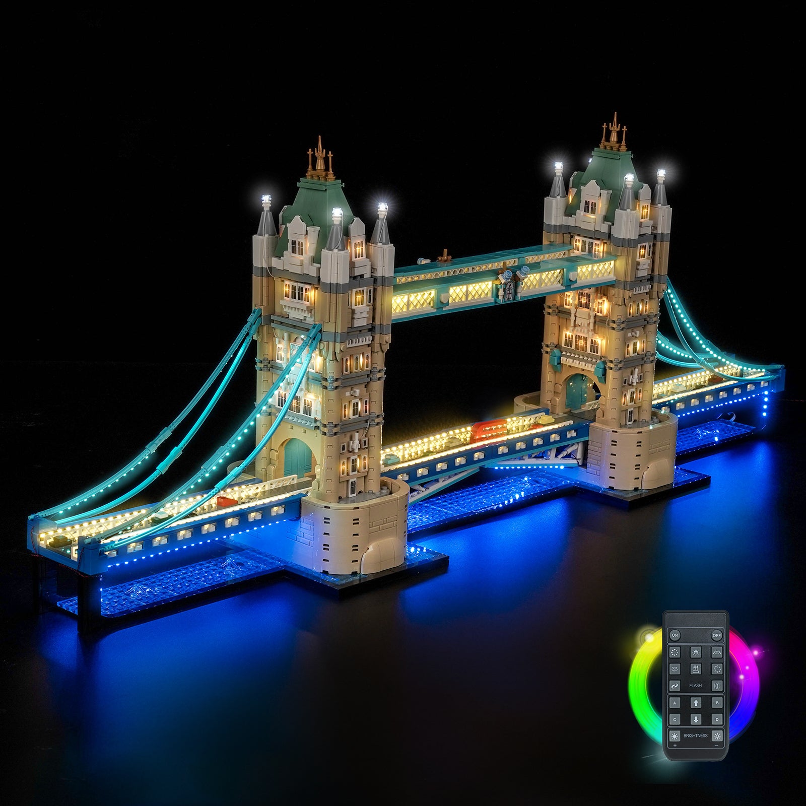 BrickBling Light Kit for LEGO Architecture Tower 21067 Premium Remote Control Version