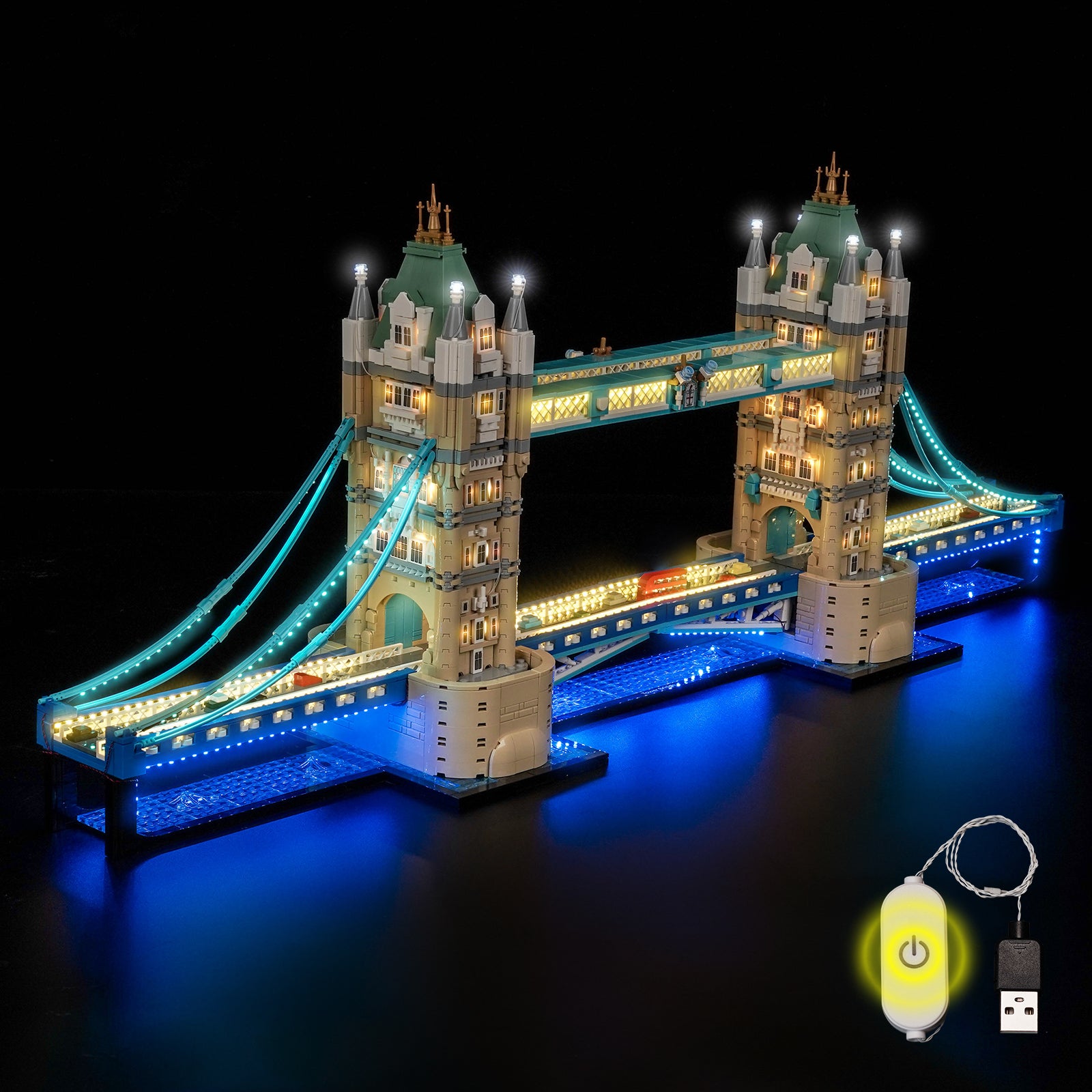 BrickBling Light Kit for LEGO Architecture Tower Bridge 21067 Premium Version