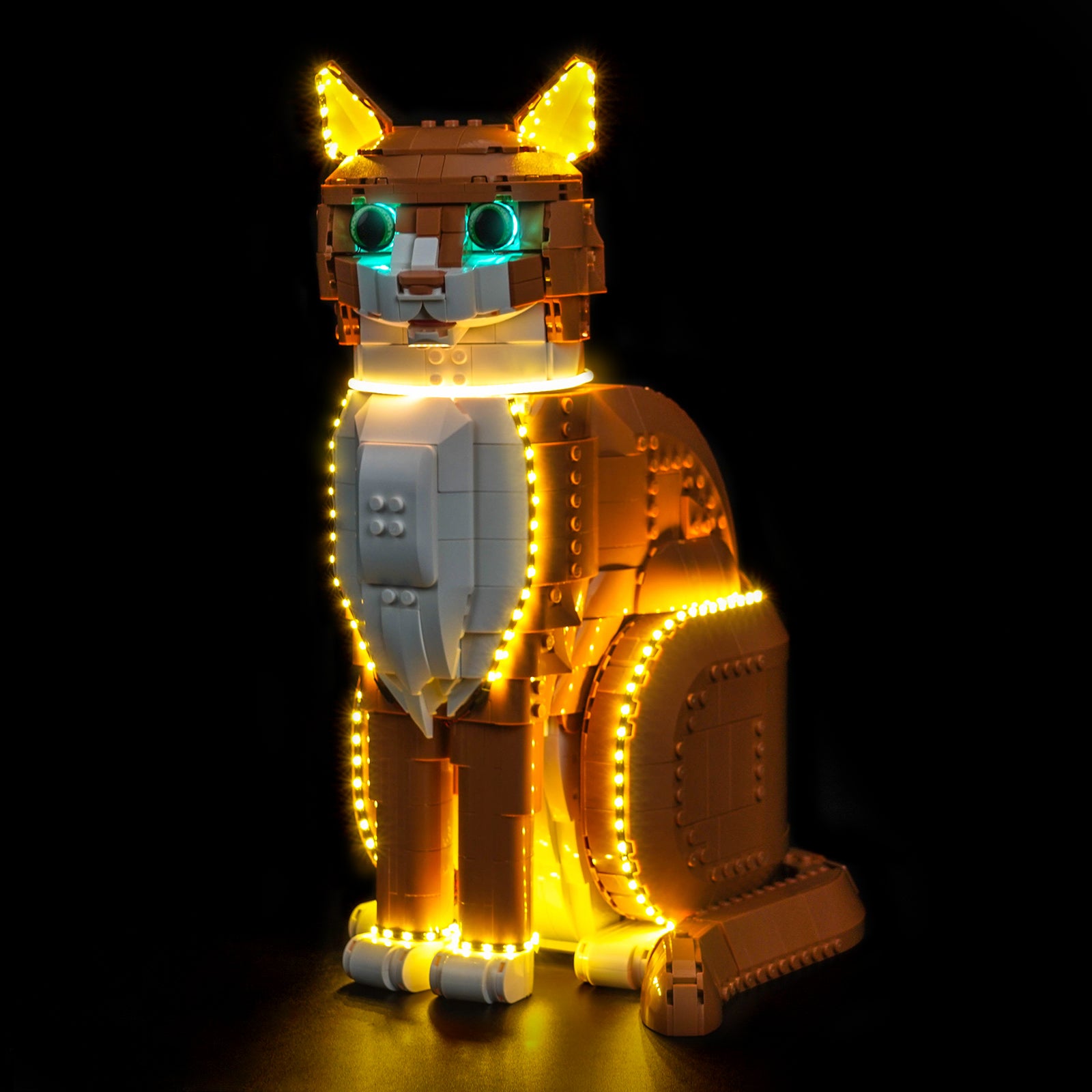 BrickBling Light Kit for LEGO Ideas Orange Cat 21376