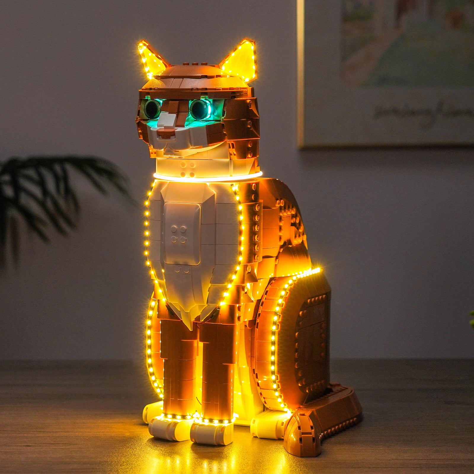 BrickBling Light Kit for LEGO Ideas Orange Cat 21376