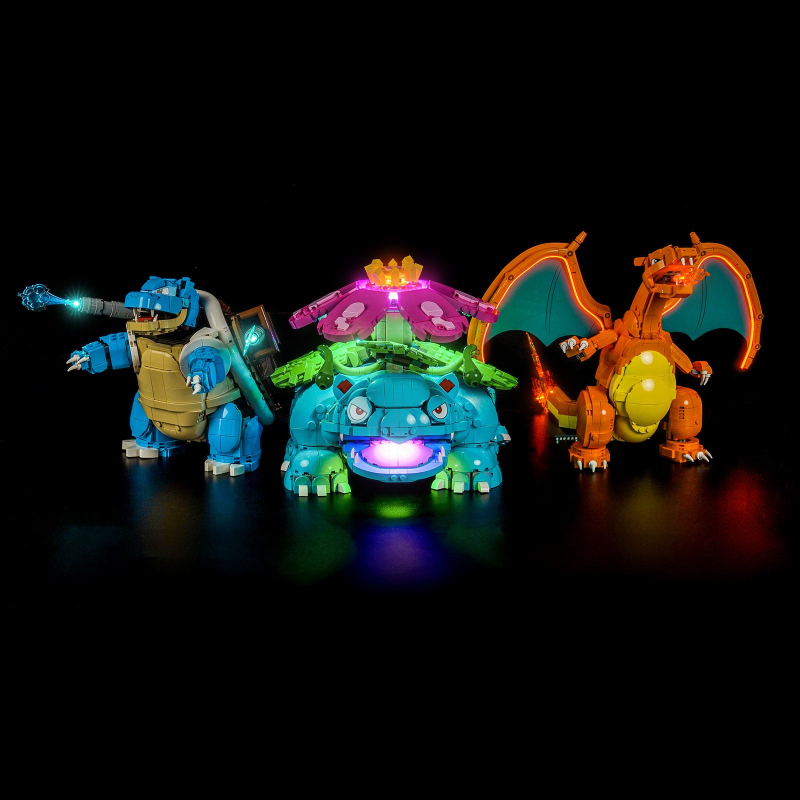 BrickBling Light Kit for LEGO Pokemon Venusaur, Charizard and Blastoise 72153