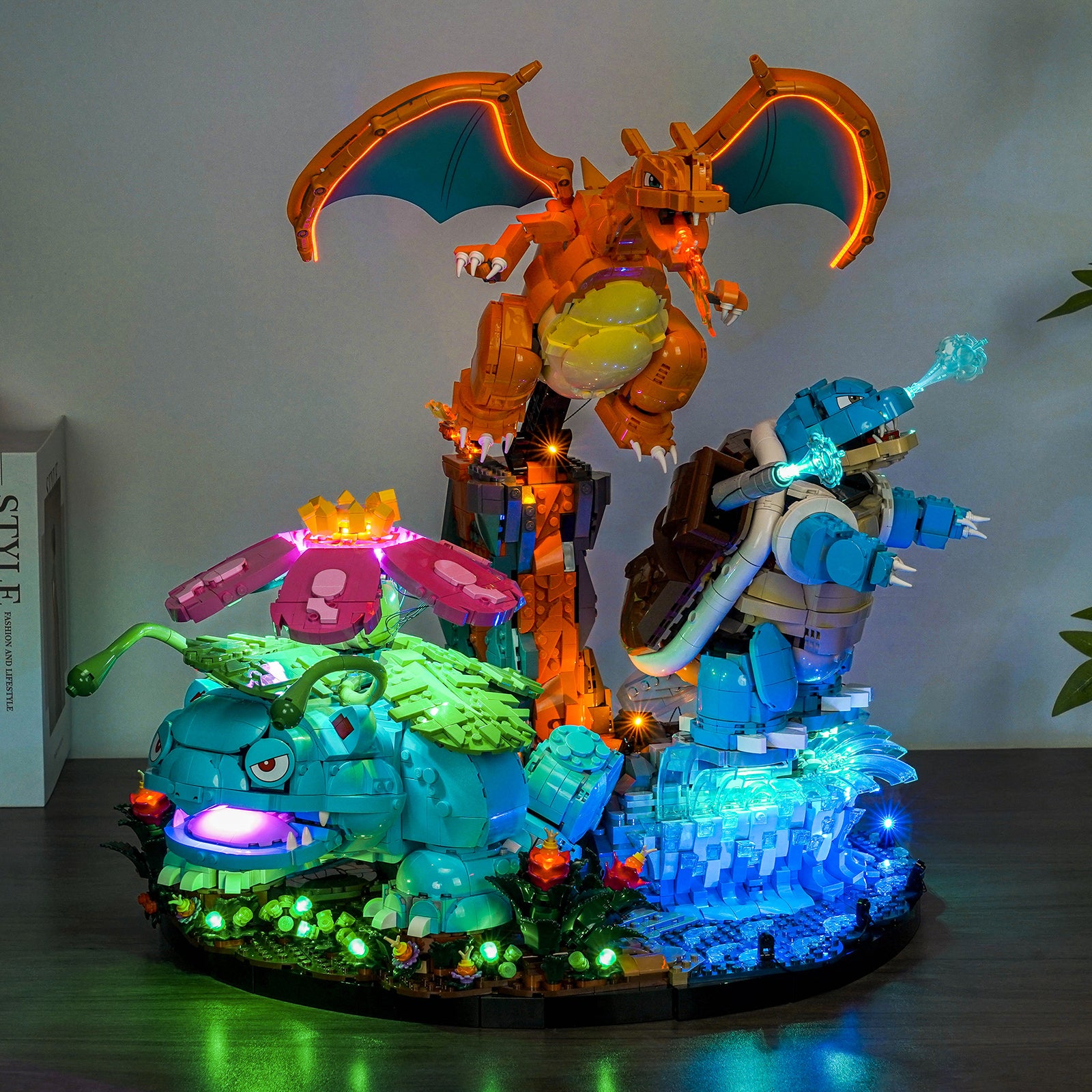 BrickBling Light Kit for LEGO Pokemon Venusaur, Charizard and Blastoise 72153