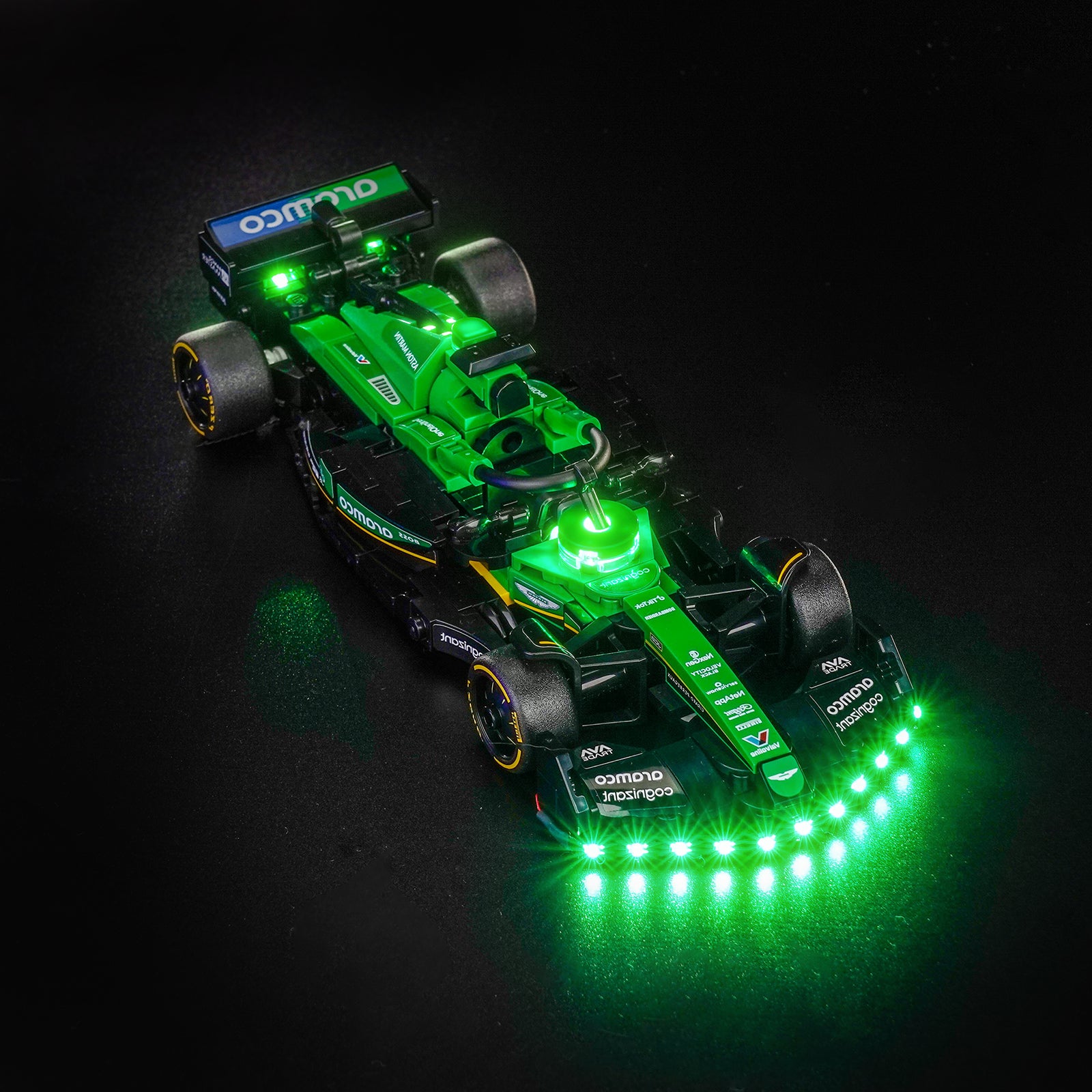 BrickBling Light Kit for LEGO Speed Champions Aston Martin Aramco F1® AMR24 Race Car 77245