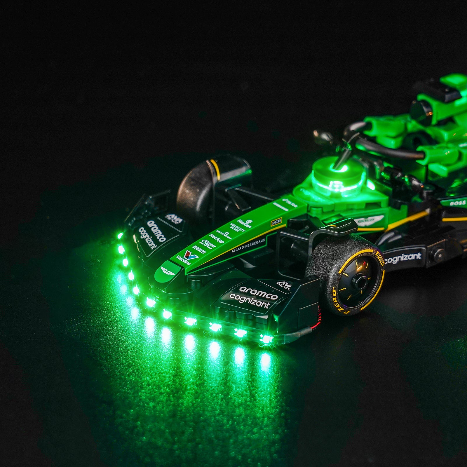BrickBling Light Kit for LEGO Speed Champions Aston Martin Aramco F1® AMR24 Race Car 77245