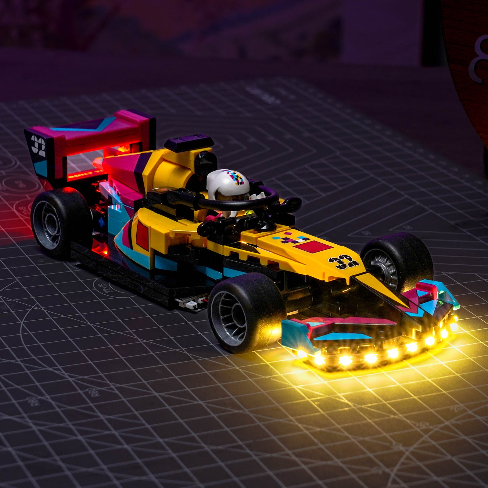 LED Light Kit for LEGO Speed Champions F1 ACADEMY™ LEGO Race Car 77258