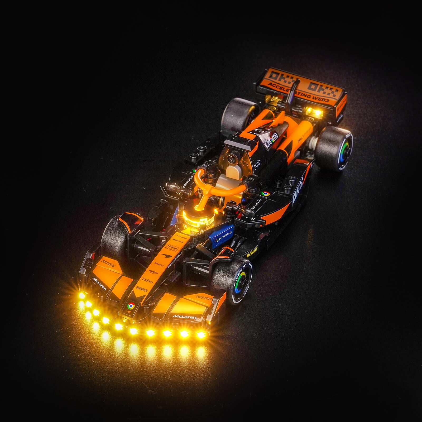 BrickBling Light Kit for LEGO Speed Champions McLaren F1® Team MCL38 Race Car 77251