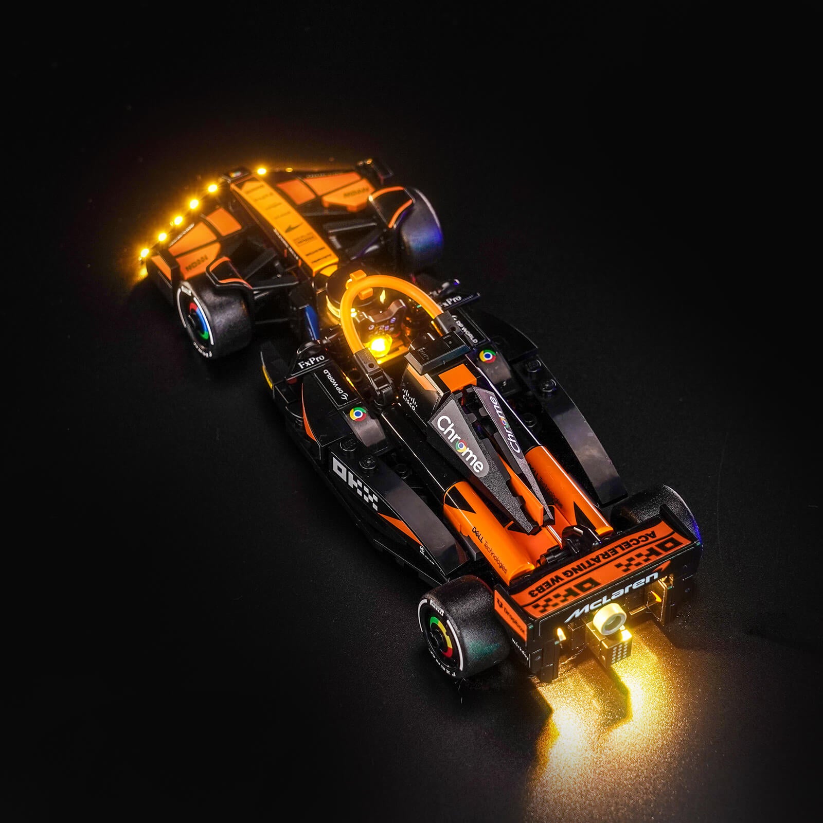 BrickBling Light Kit for LEGO Speed Champions McLaren F1® Team MCL38 Race Car 77251
