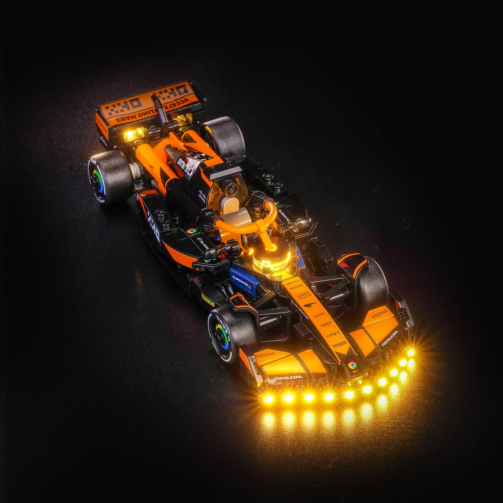 BrickBling Light Kit for LEGO Speed Champions McLaren F1® Team MCL38 Race Car 77251