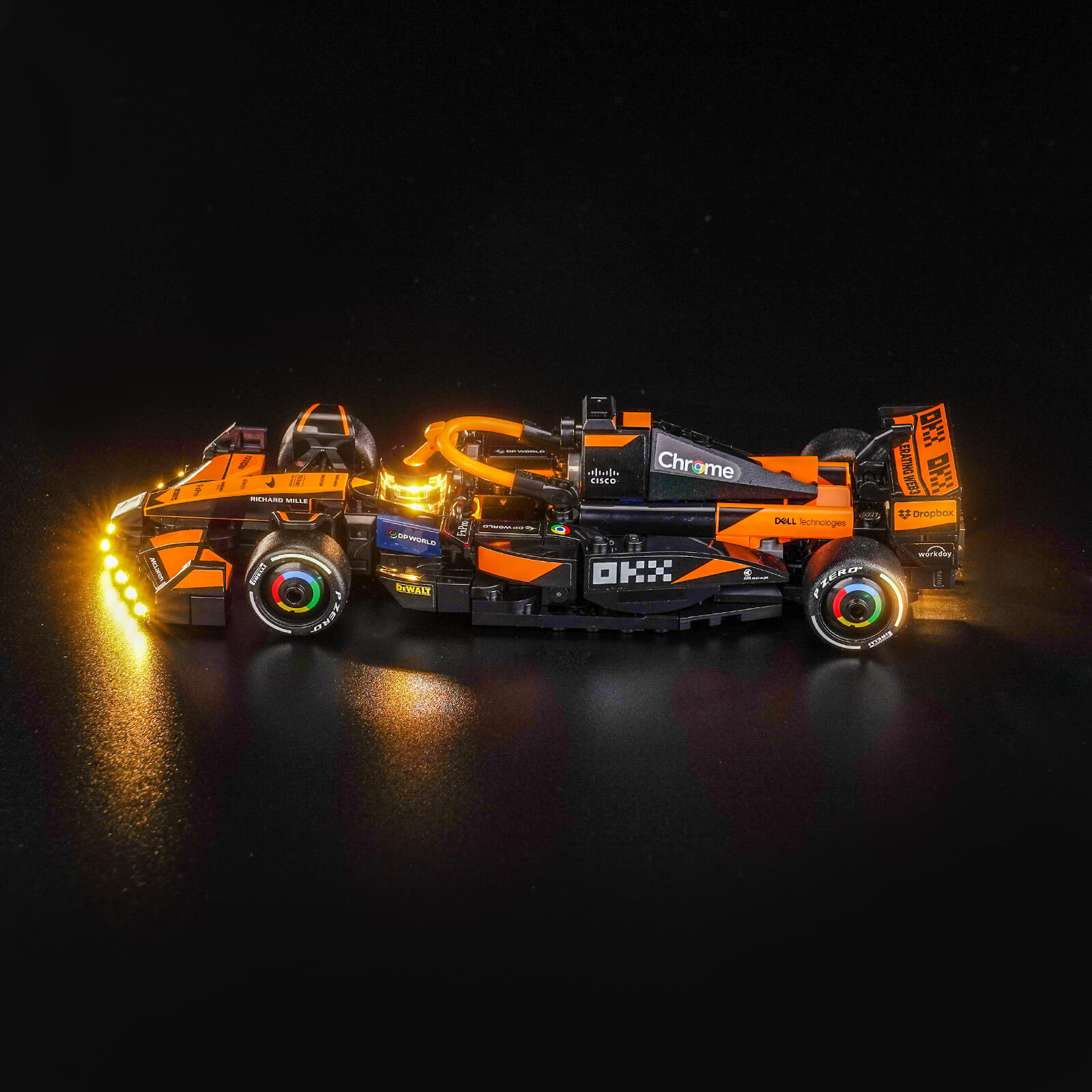 BrickBling Light Kit for LEGO Speed Champions McLaren F1® Team MCL38 Race Car 77251