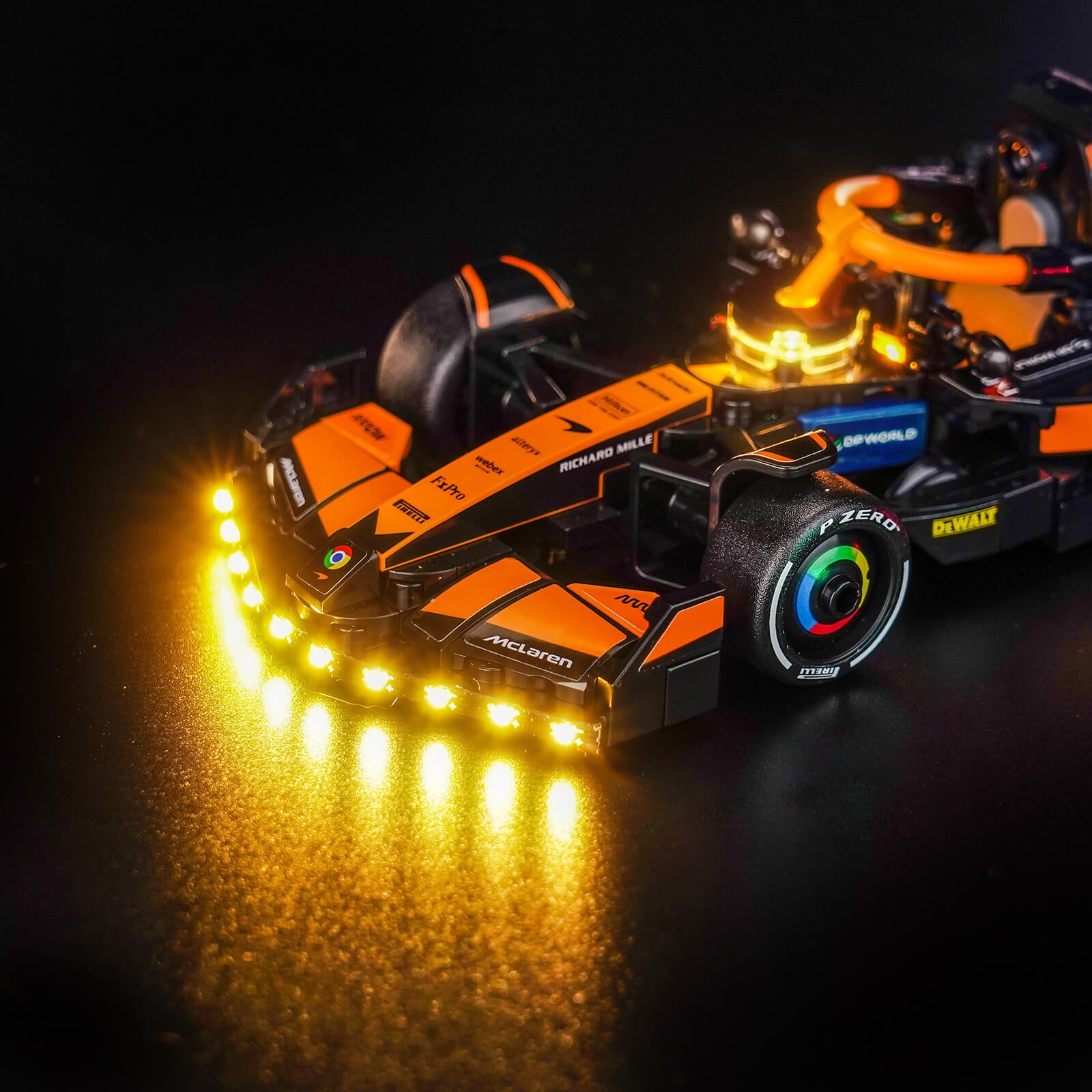 BrickBling Light Kit for LEGO Speed Champions McLaren F1® Team MCL38 Race Car 77251