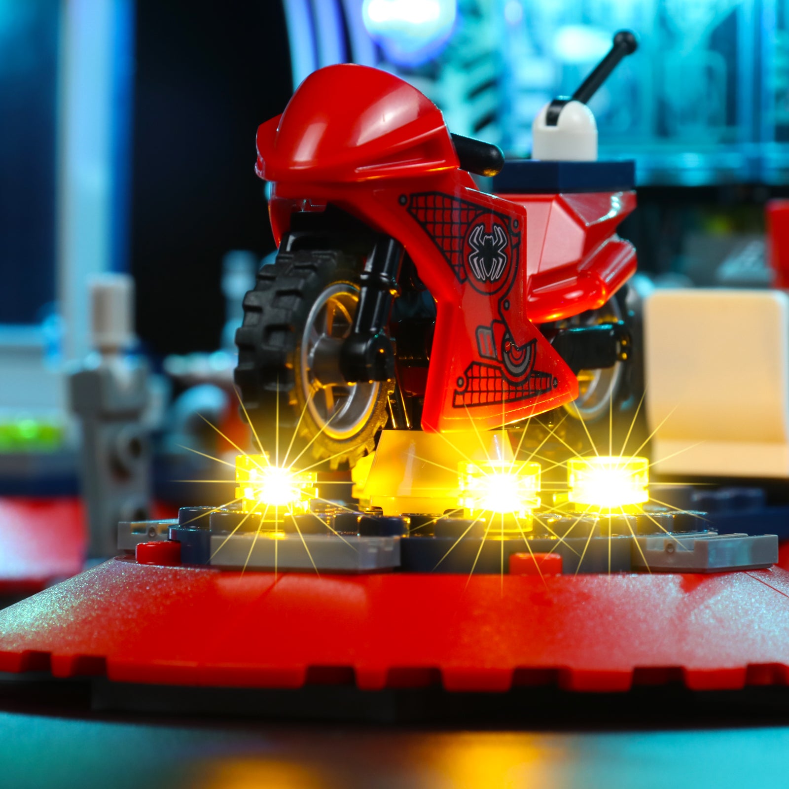 BrickBling Light Kit for LEGO Spider-Man Attack on the Spider Lair 76175 8