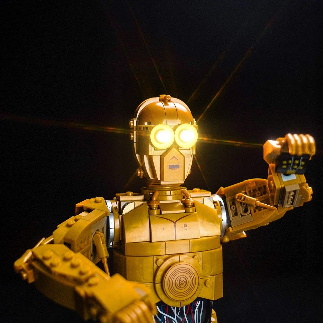 BrickBling Light Kit for LEGO Star Wars C-3PO 75398 Classic Version