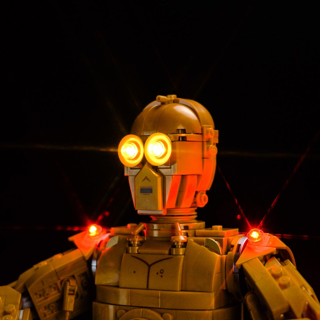 BrickBling Light Kit for LEGO Star Wars C-3PO 75398 Light-Control Version