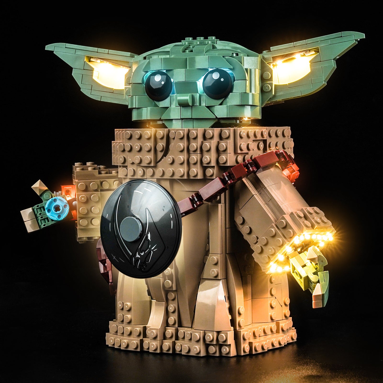 BrickBling Light Kit for LEGO Star Wars Grogu Mandalorian Apprentice 75446