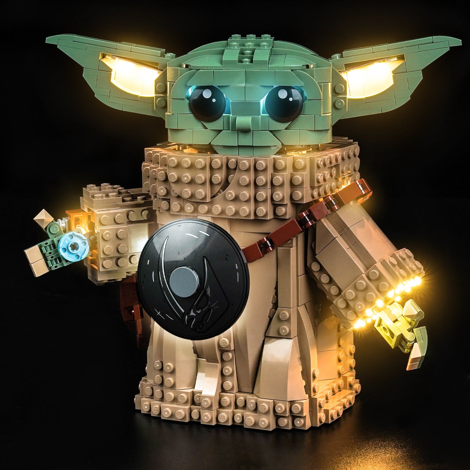 BrickBling Light Kit for LEGO Star Wars Grogu Mandalorian Apprentice 75446