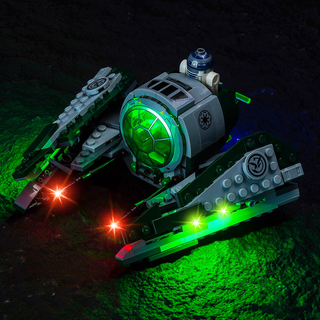 BrickBling Light Kit for LEGO Star Wars Yoda's Jedi Starfighter™ 75360