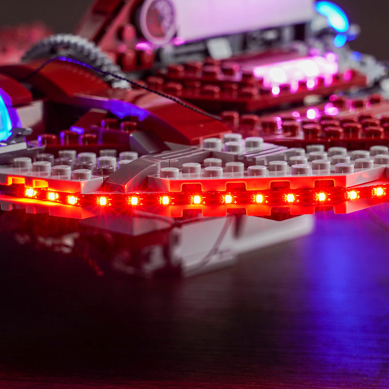 BrickBling Light Kit for LEGO Ahsoka Tano's T-6 Jedi Shuttle 75362