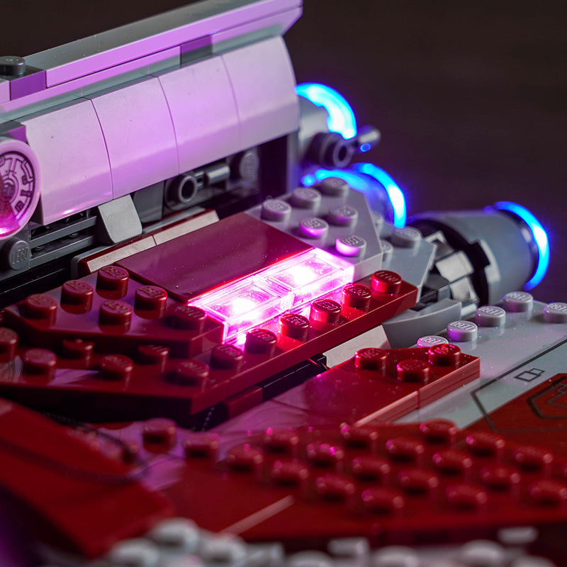BrickBling Light Kit for LEGO Ahsoka Tano's T-6 Jedi Shuttle 75362