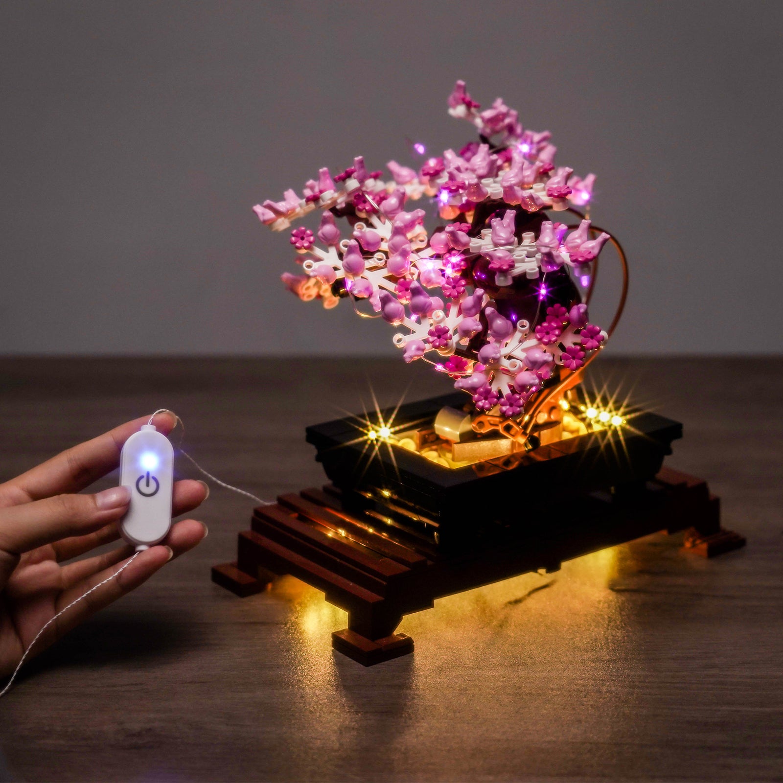 Câble d'extension d'alimentation à interrupteur tactile pour kit d'éclairage BrickBling