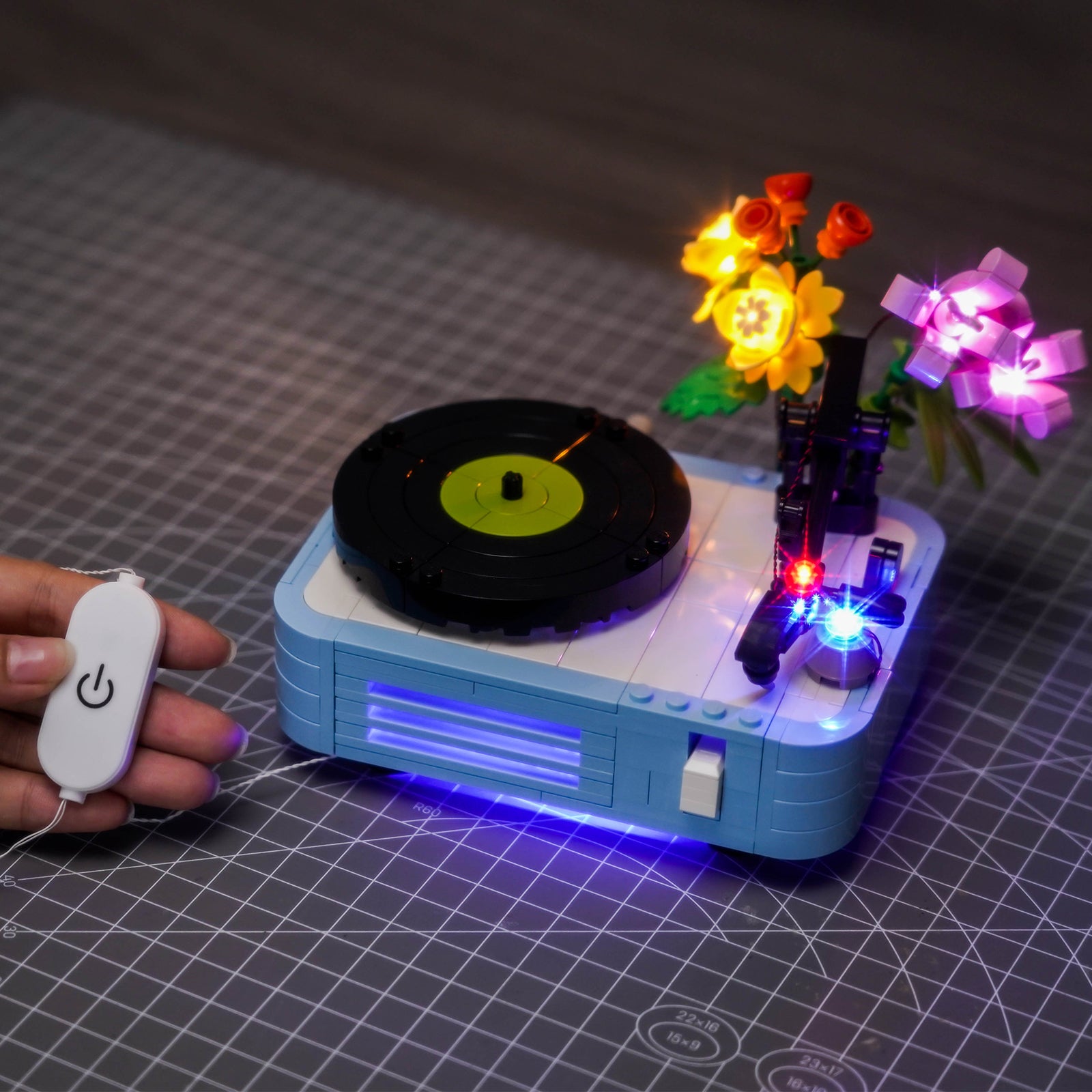 Câble d'extension d'alimentation à interrupteur tactile pour kit d'éclairage BrickBling