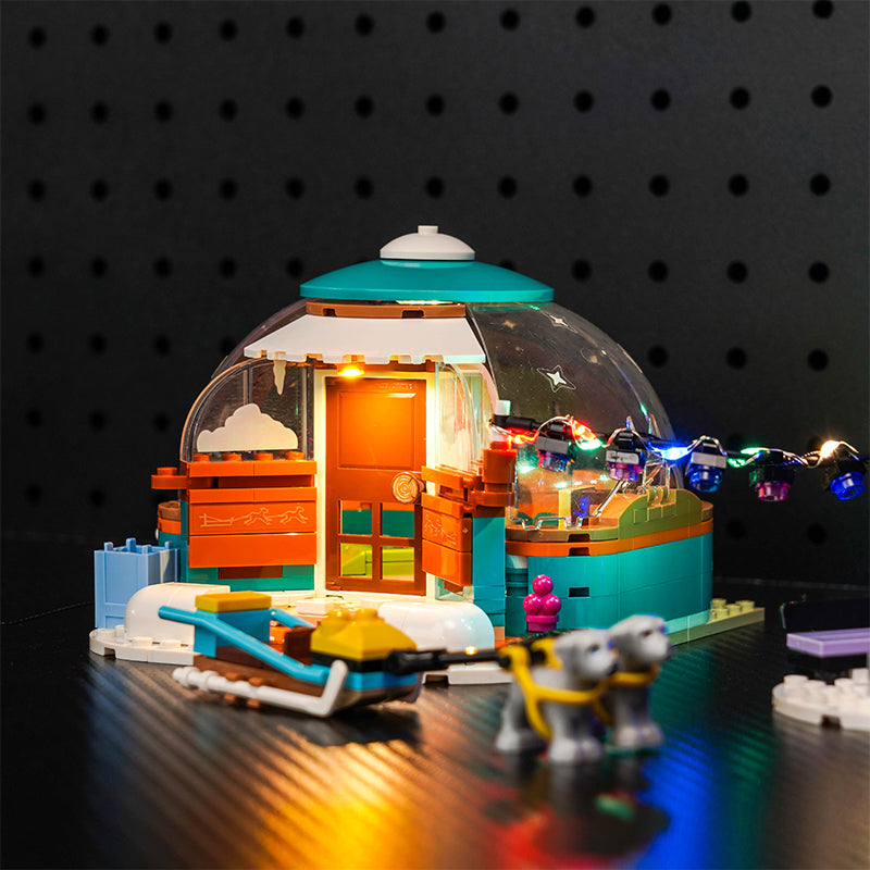 Kit d'éclairage BrickBling pour LEGO Igloo Holiday Adventure 41760