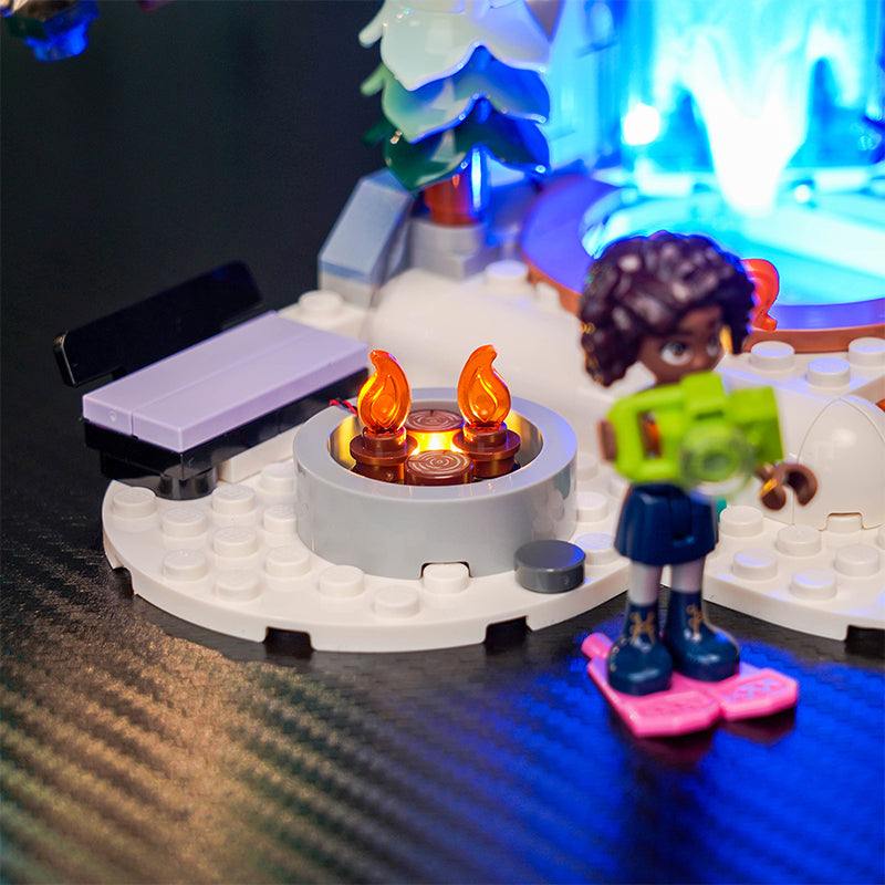 Kit d'éclairage BrickBling pour LEGO Igloo Holiday Adventure 41760