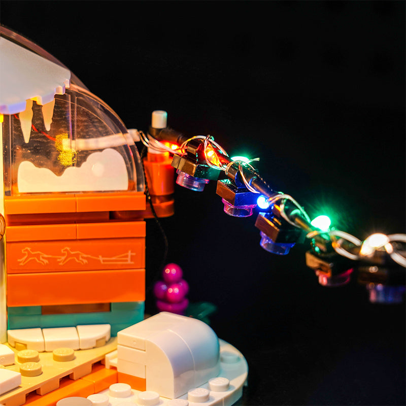 Kit d'éclairage BrickBling pour LEGO Igloo Holiday Adventure 41760